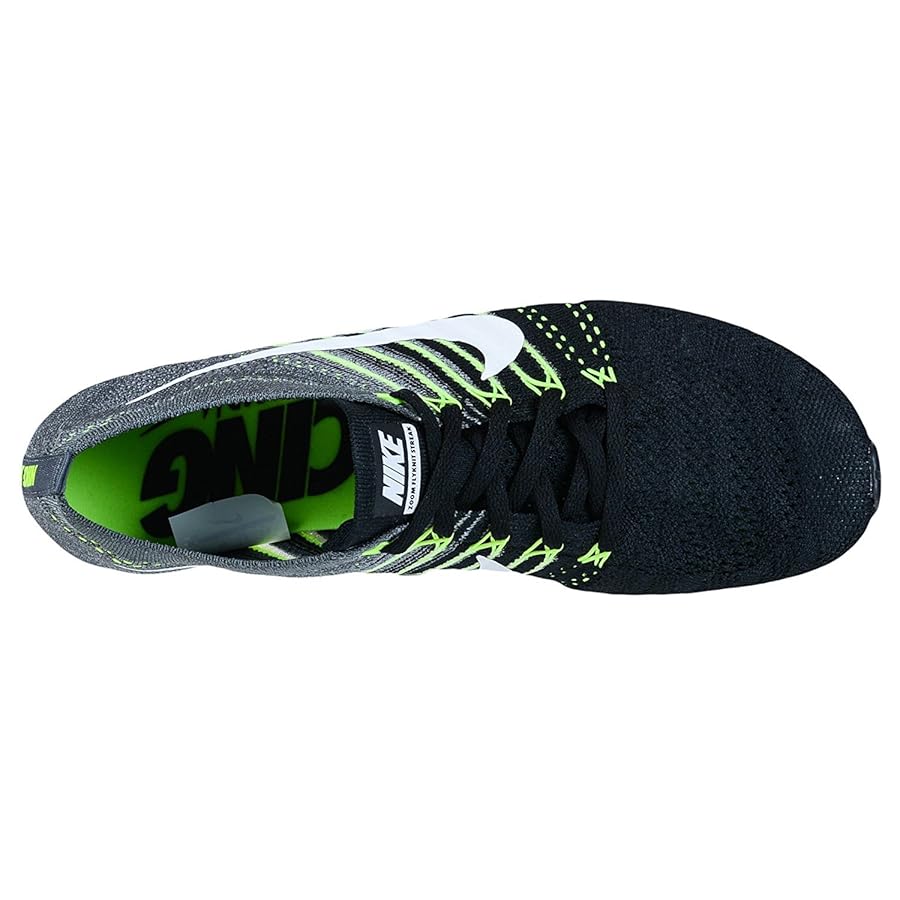 Amazon | Nike Flyknit Streak ランニングシューズ ブラック